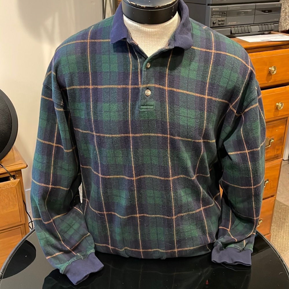 Bass xl cotton long sleeve polo